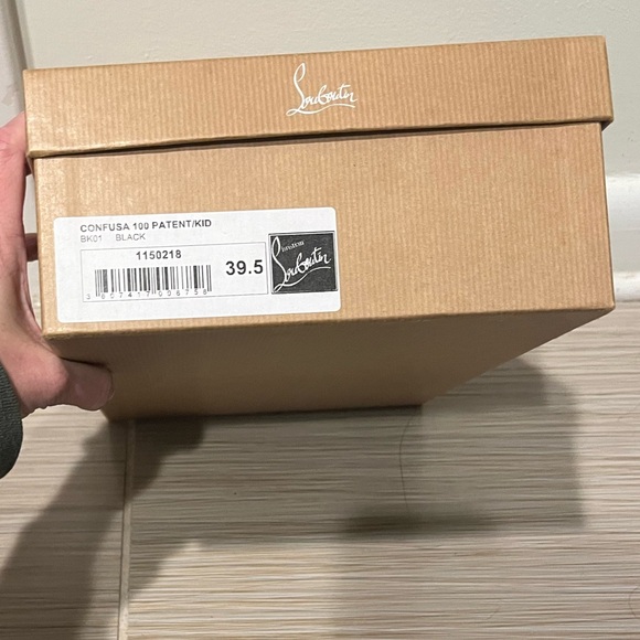 EUC Christian Louboutin Confusa Black Patent Stilettos, Size 39.5 - Picture 3 of 15